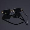6pcs Retro Korean Sunglasses Seaside Frameless Eyeglasse Anti UV400 Gradient Shades