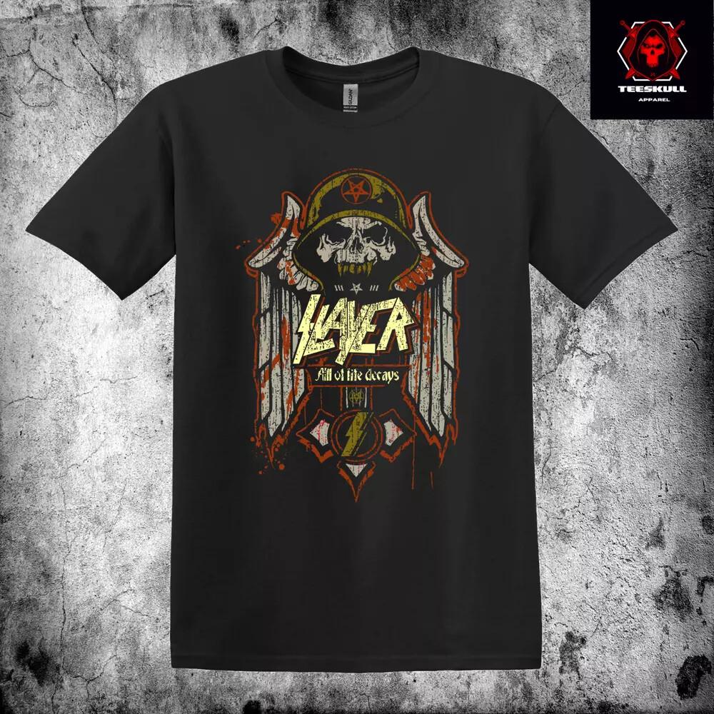Slayer Heavy Metal Rock Band Retro Tee Heavy Cotton Unisex T-SHIRT S-5XL Unisex T-Shirt XXXXL