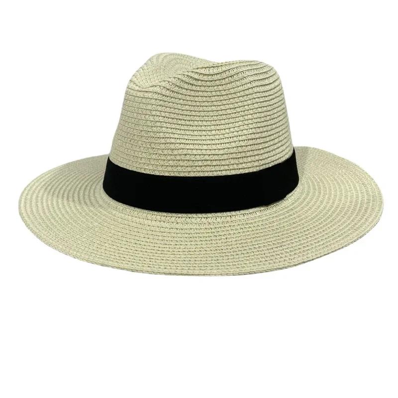 Foldable Wide Brim Sun Protection Hat for Men And Women Outdoor Travel Beach Caps Summer Soft Top Straw Cap