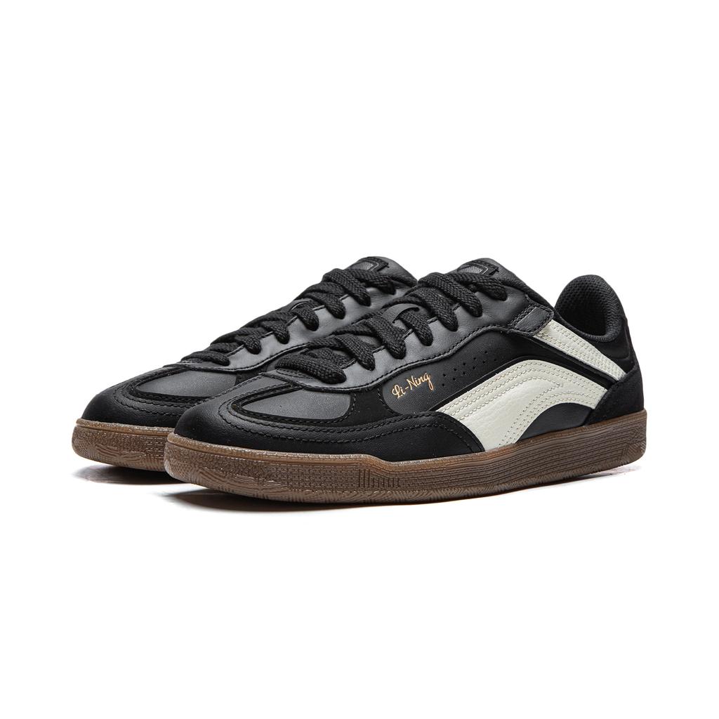 Li Ning Film Heart Slip Resistant Cushioning Breathable Low Top Skateboard Shoes Women's Black AGCV386-19