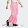 Adidas Solid Color Mid Waist Drawstring Straight Leg Retro Sports Casual Pants Women Bottoms Pink JJ3782
