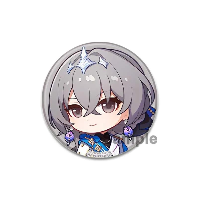 32/44/58mm Honkai Star Rail Brooch On Backpack  Asta Hook Kafka Arlan Cartoon Cosplay Badge Lapel Pins for Clothes Accessories Gift