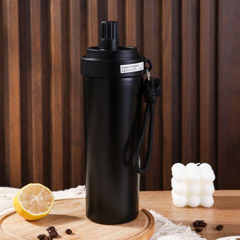 Large-Capacity Thermos Cup for Women, Good-Looking Ice Cup, Portable Car Coffee Cup, Outdoor Sports Water Bottle, Tea Cup