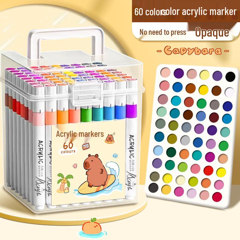 Acrylmarker & Waschbare Buntstifte für Kinder - Kunstbedarf für Grundschule & Kindergarten