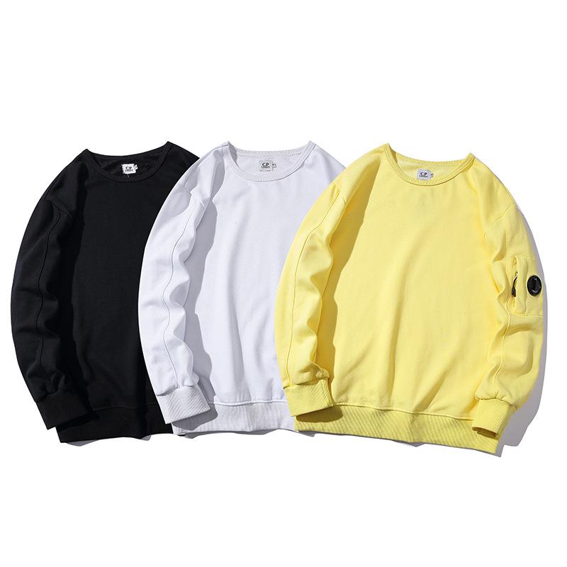 Trendy Autumn/Winter Unisex Round Lens Zipper Hoodie