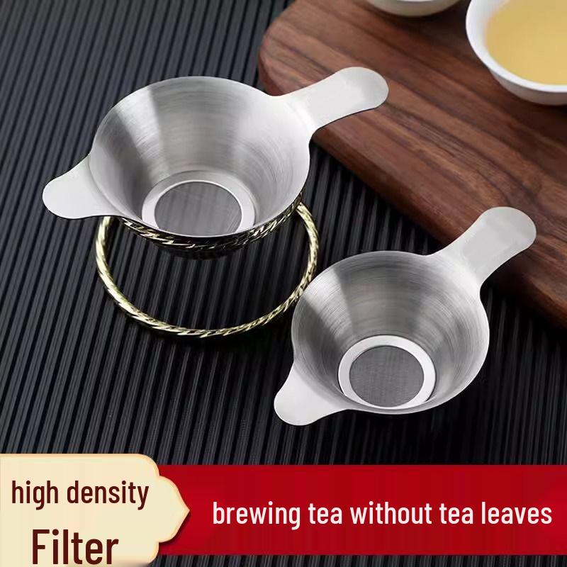 Stainless Steel Mesh Tea Infuser and Strainer with Fine Holes – Tea Pot Separator and Filter