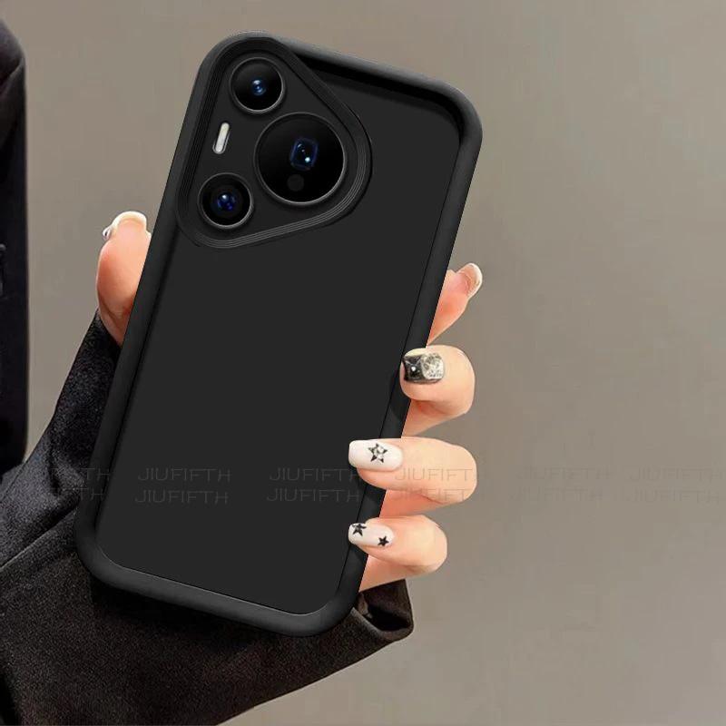For Huawei Pura 70 Pro Case Funda On Pura70 Pro+ Phone Case Pura70Pro Plus Matte Back Cover Skin Feel Protection Shockproof Capa