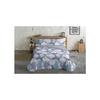 3-piece Bedding Set - Hosteline - Blue Circles Pattern - 150 Cm Bed - Multicoloured - Cotton - Duvet Cover
