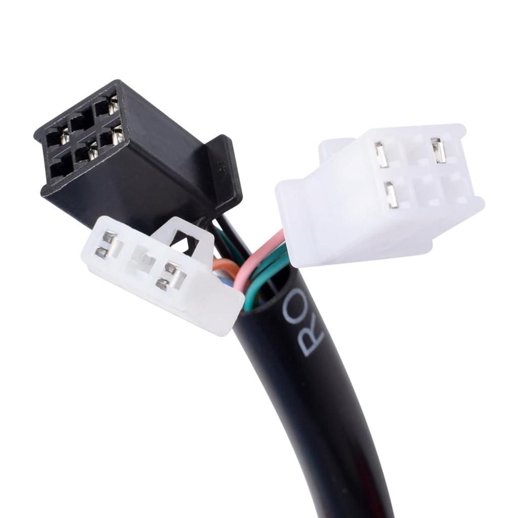 Motorcycle 22mm Steering Wheel Switch with Start/End Headlight/Warning Light Switch