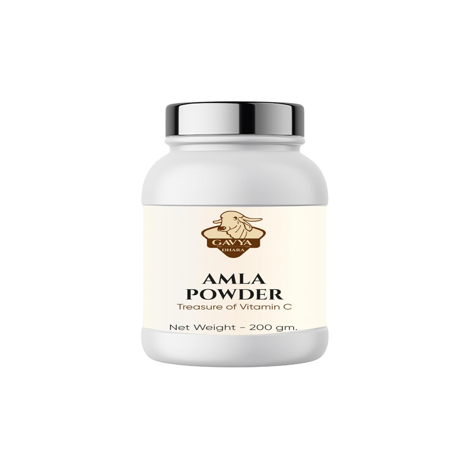 

Gavyadhara Amla Powder, Excellent Natural Source Of Vitamin C & Antioxidant | 200gm 0.4lbs