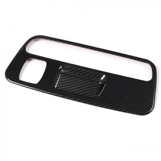 For Chevrolet Camaro 17+ Carbon Fiber Front Reading Lamp Light Panel Cover Trim
