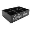 11,7x8x3,2 Zoll Größe Kaffeebar-Organizer Holzmaterial Kaffeekapselhalter Küchenaufbewahrung