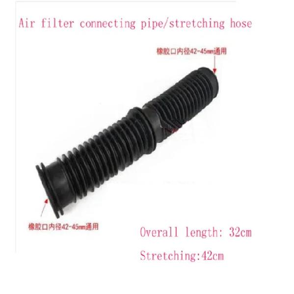 Motorcycle Modified Air Filter Connecting Tube Pedal Fit For GY6 Tricycle Go-kart Off-road ATV Stretch Hose NEW 1PC