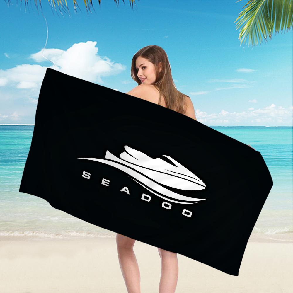 S-Sea D-Doo Seadoo Microfiber Beach Towel Absorbent Quick dry Soft Yoga Swimming Resort Mountain Climbing Towel