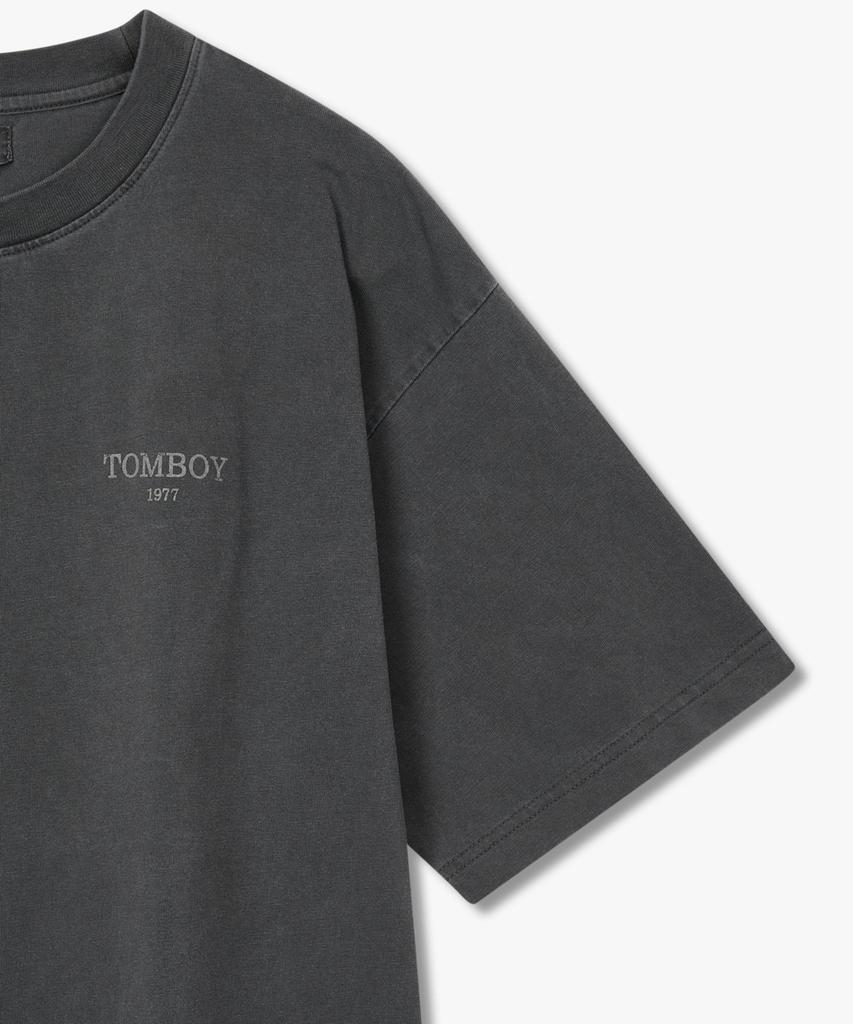 STUDIO TOMBOY [Men] Back Bandana Print T-Shirt_Dark Gray 91M6222322