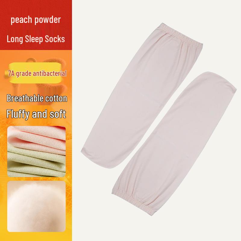 Pure Cotton Sleep Socks - Breathable Mid-Calf Socks for Women, Men, and Children