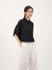 ACUD See Through Cropped Shirt _Black