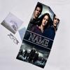 1pc Twilight Beach Towel with Custom Name, Beach/Swimming/Bath/Picnic/Camping Towel, Suitable for Seaside Beaches