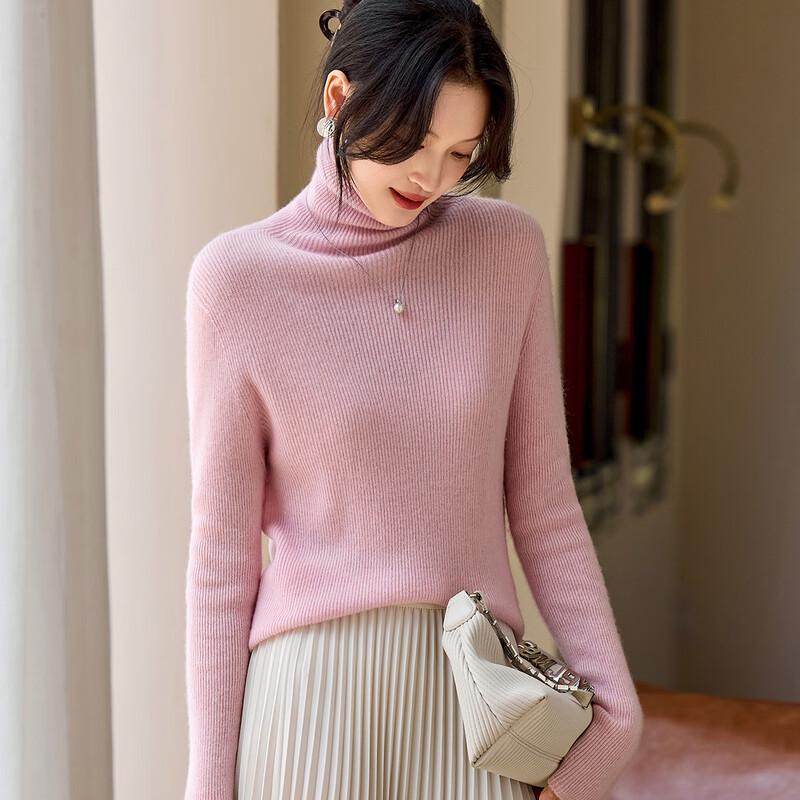 Women's 100% Cashmere Turtleneck Sweater