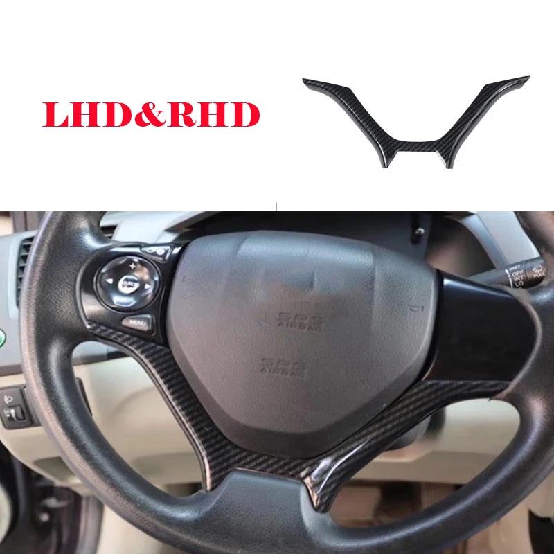 LHD RHD For Honda Civic 9TH 2012-2014 ABS carbon fiber  Accessorie Window Glass Lift Switch gear shift Panel rearview cap Cover
