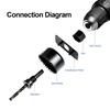 11/16pcs woodworking hole saw set drill bit carbon steel 19-127mm hole cutter set for plasterboard ceiling wood hole saw kit