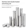 10Pcs Glass Fasteners Rustproof Decorative Nails Stainless Steel Advertising Standoffs Pin Nails Billboards Fixing Screws