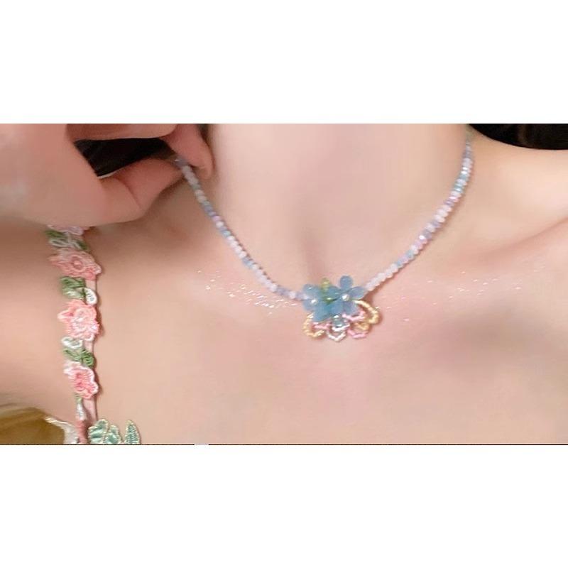 

Dopamine Beaded Necklace for Women - New Style Choker Accessories - Sweet Collar Chain Necklace синій