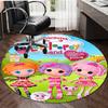 1pc Lalaloopsy4 Design Printed Area Round Carpet for Bedroom Living Room Home Decor Rugs Mat Non Slip Mat Rug for Bedside