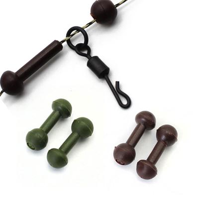 20PCS Pesca alla carpa Chod Maniche Perline Carp Hair Rig Perline morbide a cambio rapido per impianti di perforazione per elicotteri Accessori per attrezzatura per carpa