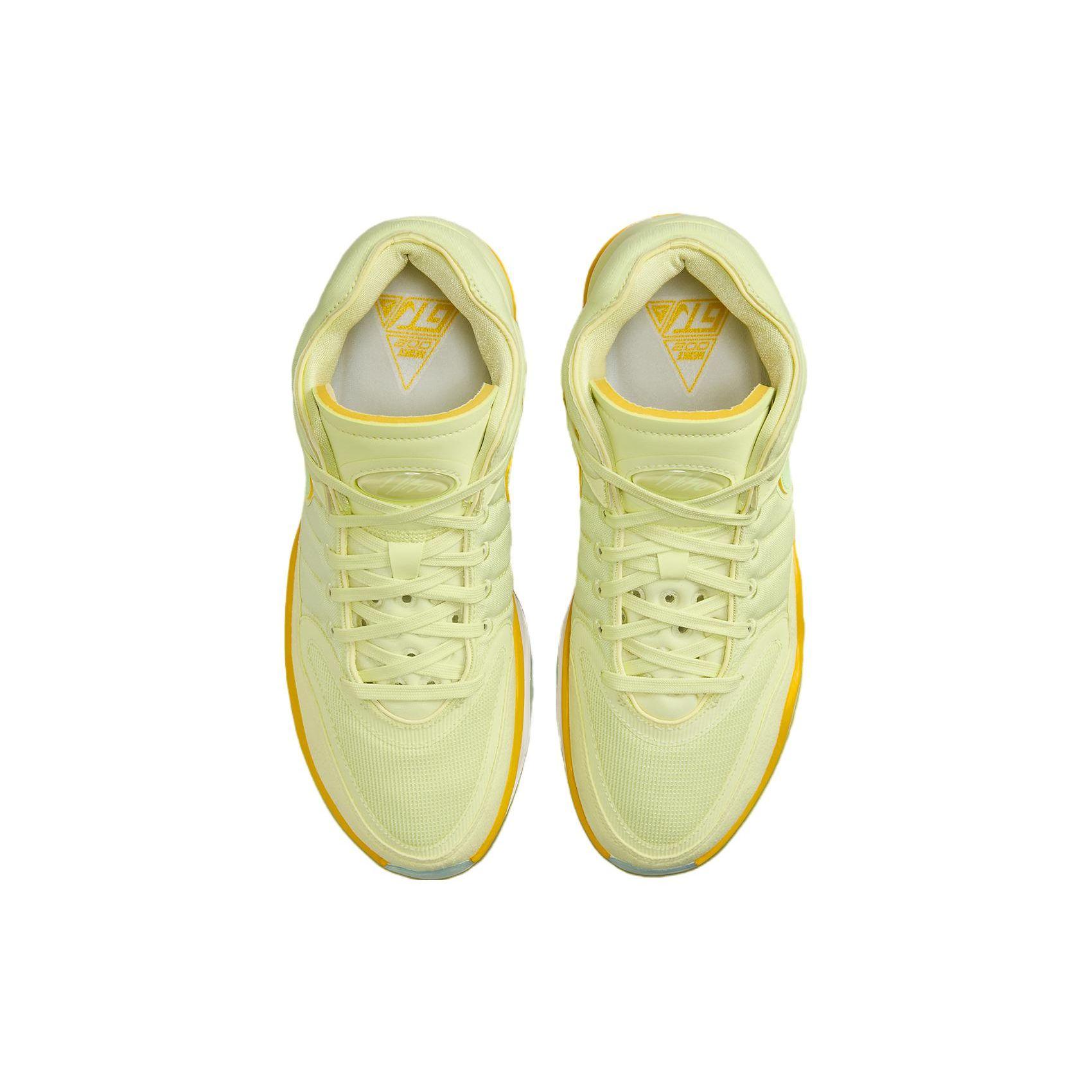 Мужские кроссовки Nike Air Zoom GT Hustle 2 Frozen Yellow Cream Luminous-Green — фото 4
