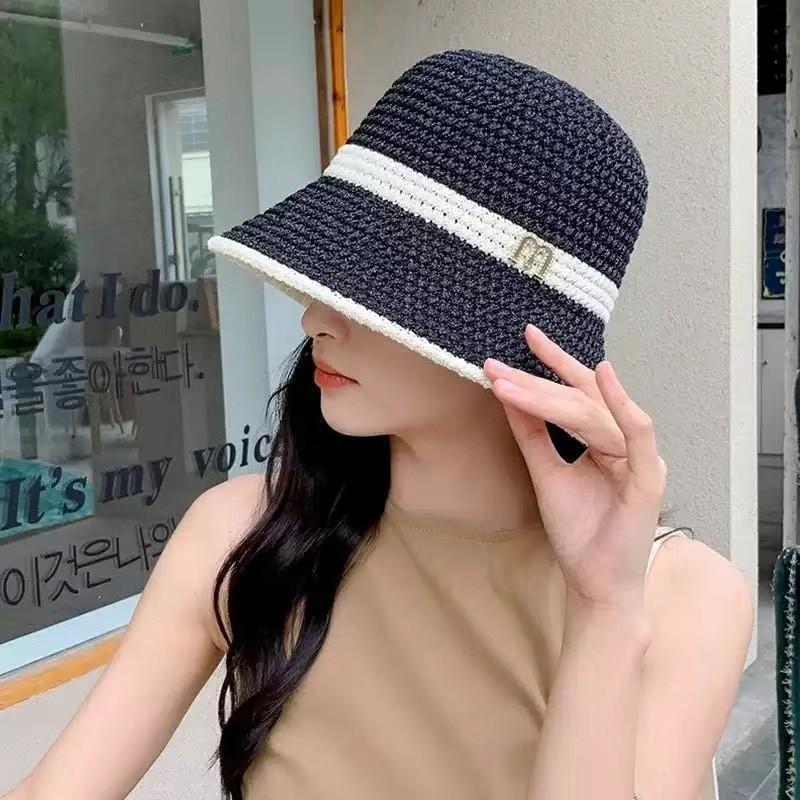 Sun Protection Sunhat For Women Foldable Korean Style Breathable Wide Brim Summer Hat