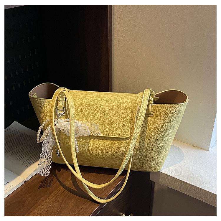 Large-capacity bag women's summer versatile new casual shoulder underarm mother bag commuter tote bag