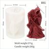 1pc Halloween Draw The Knife Death Silicone Candle Mold DIY Handmade Aromatherapy Gothic Terror Skull Candle Plaster Soy Wax Soap