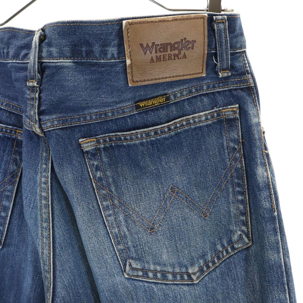 Wrangler Japonya'da Üretildi Denim pantolon w33 İndigo mavisi kot Erkek Kullanılmış