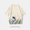 Summer Men's Loose Short-sleeved T-shirt Tops Quarter-sleeved Round Neck Half-sleeved T-shirt
