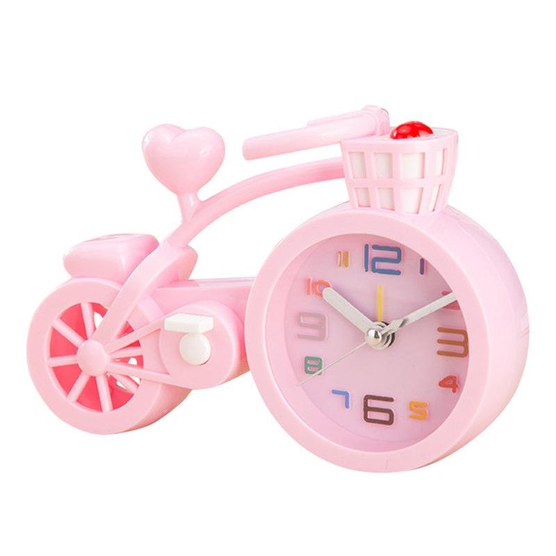 Tragbarer Mini Stummer Wecker Fahrradform Schreibtisch Tisch Schüler Kinder Geschenke