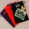 100Pcs/Lot Drawstring Velvet Sachet 5x7/7x9/9x12/10x15cm Pouches Small Size Jewelry Gift Display Packing Bags Can Customized