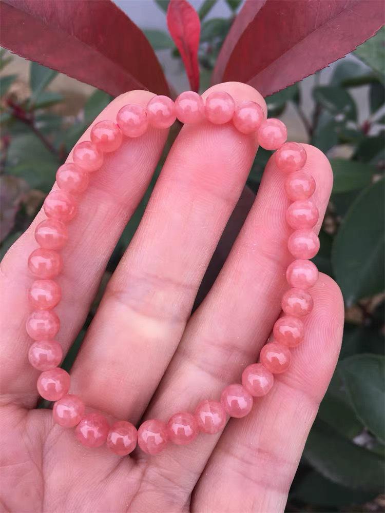 Natural Argentine Red Jasper Multi-Circle Women s Bracelet Beads about 6mm