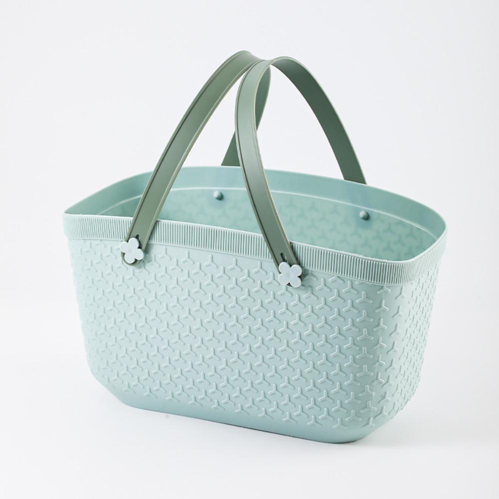 

Пластиковая корзина для хранения, водонепроницаемая пляжная сумка, новая сумка для отдыха на открытом воздухе синий