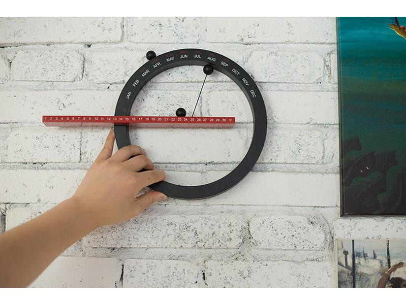 Magnetic Ball Wall Calendar: Creative Home Décor for Living Rooms & Bedrooms