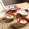Cartoon Shiba Inu Katze Igel Deckeltasse Niedlich Relief Hoch-Hübsch Kaffeetasse Keramiktasse Milch Frühstückstasse