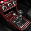 Real Soft Carbon Fiber Sticker for Mitsubishi Lancer 2008 2009 2010 2011 2012 2013 2014 2015 Central Control Gear Shift Panel