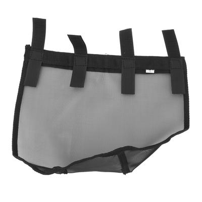 Horse Nose Net Plastic Horse Breathable Nose Fine Mesh Net L Size Black Comfort Horse Nose Mask for Home Farm