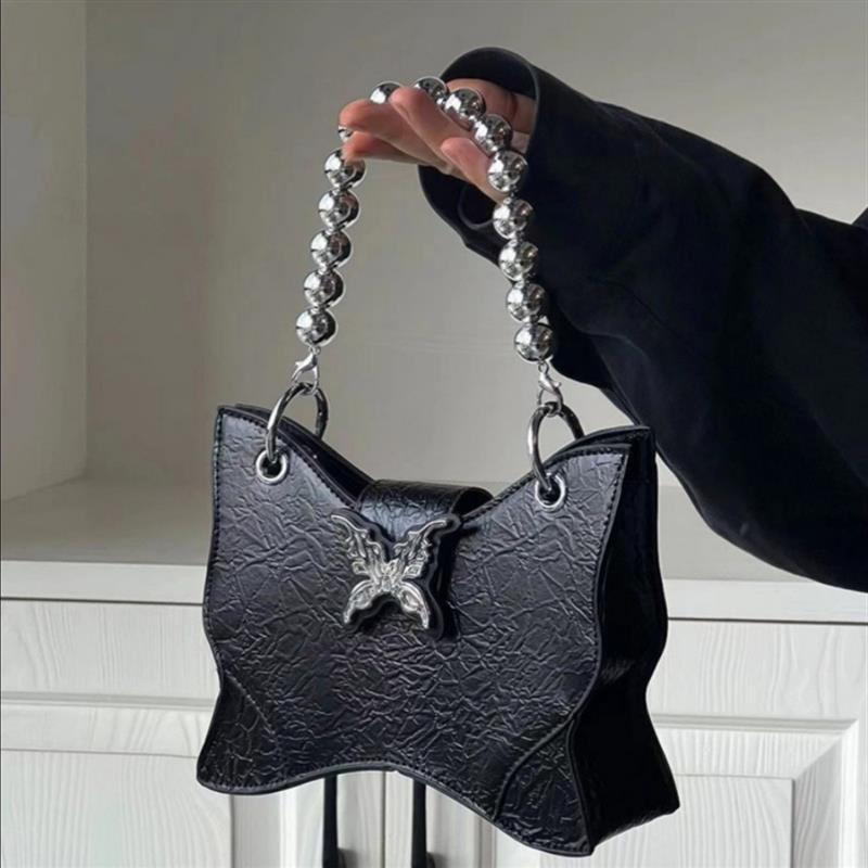 

Супер огненная маленькая женская сумка лето 2024 новый бант сладкий прохладный ветер сумка Spice girl премиум текстура нишевая мини-сумка чёрный