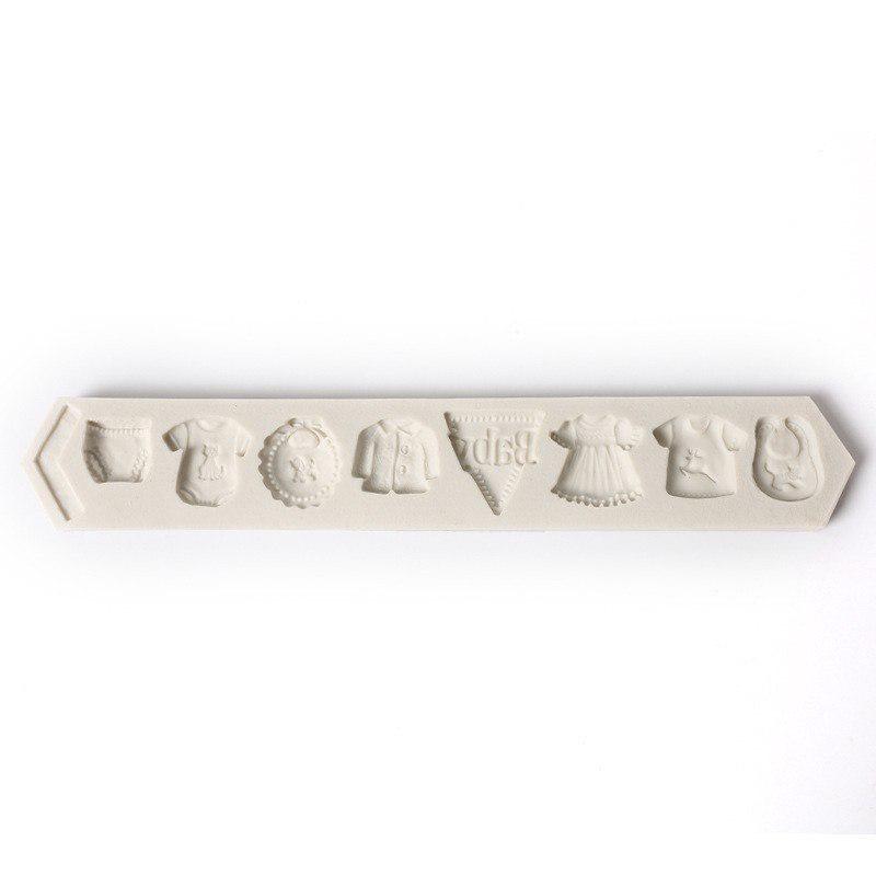 Silicone Mold Baking Cake Molds Baby Dress Shaped Pastry Candy Chocolate Mold Cake Decorating Tools