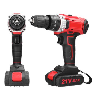 Household Multifuctional 21V Electric Drill Brush Motor 2 Speeds Control Stepless Speed Regulation
