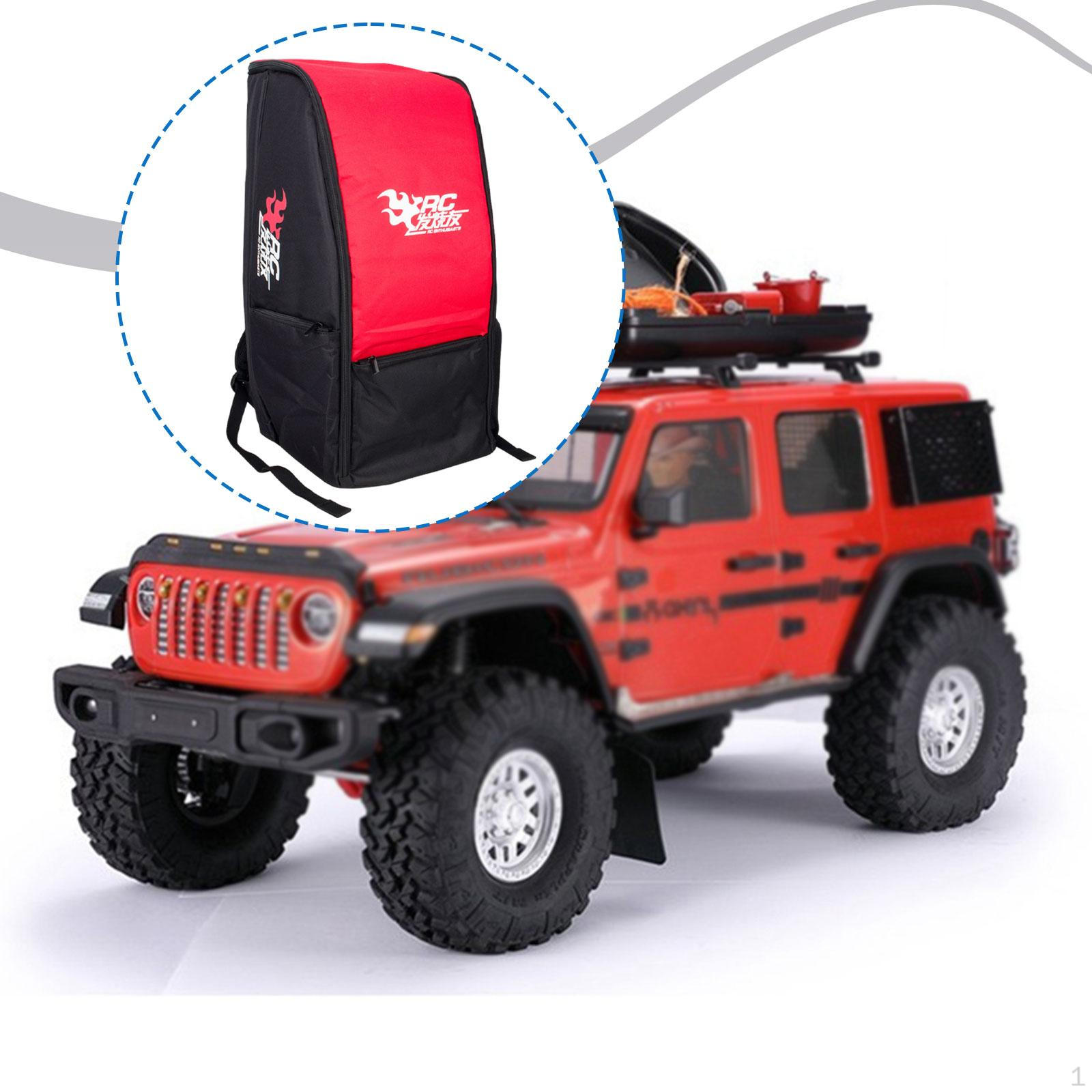

RC Car Storage Backpack Carrying Case Handbag Multifunction Organizer червоний
