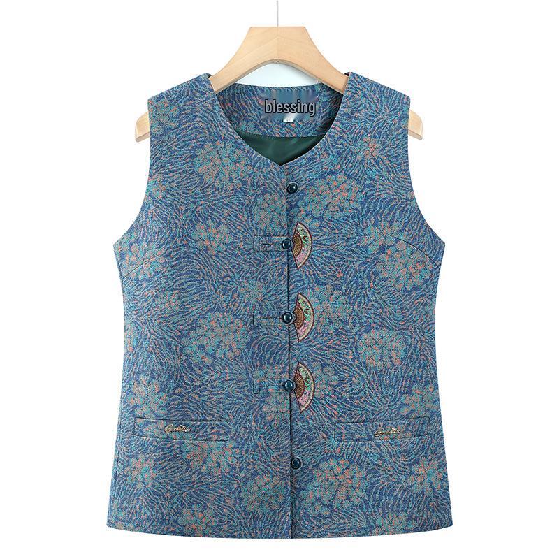 Stylish Vests for Seniors: Grandma's Spring & Autumn Shawl, Autumn Wear, Mother's Jacket Vest for Men & Women