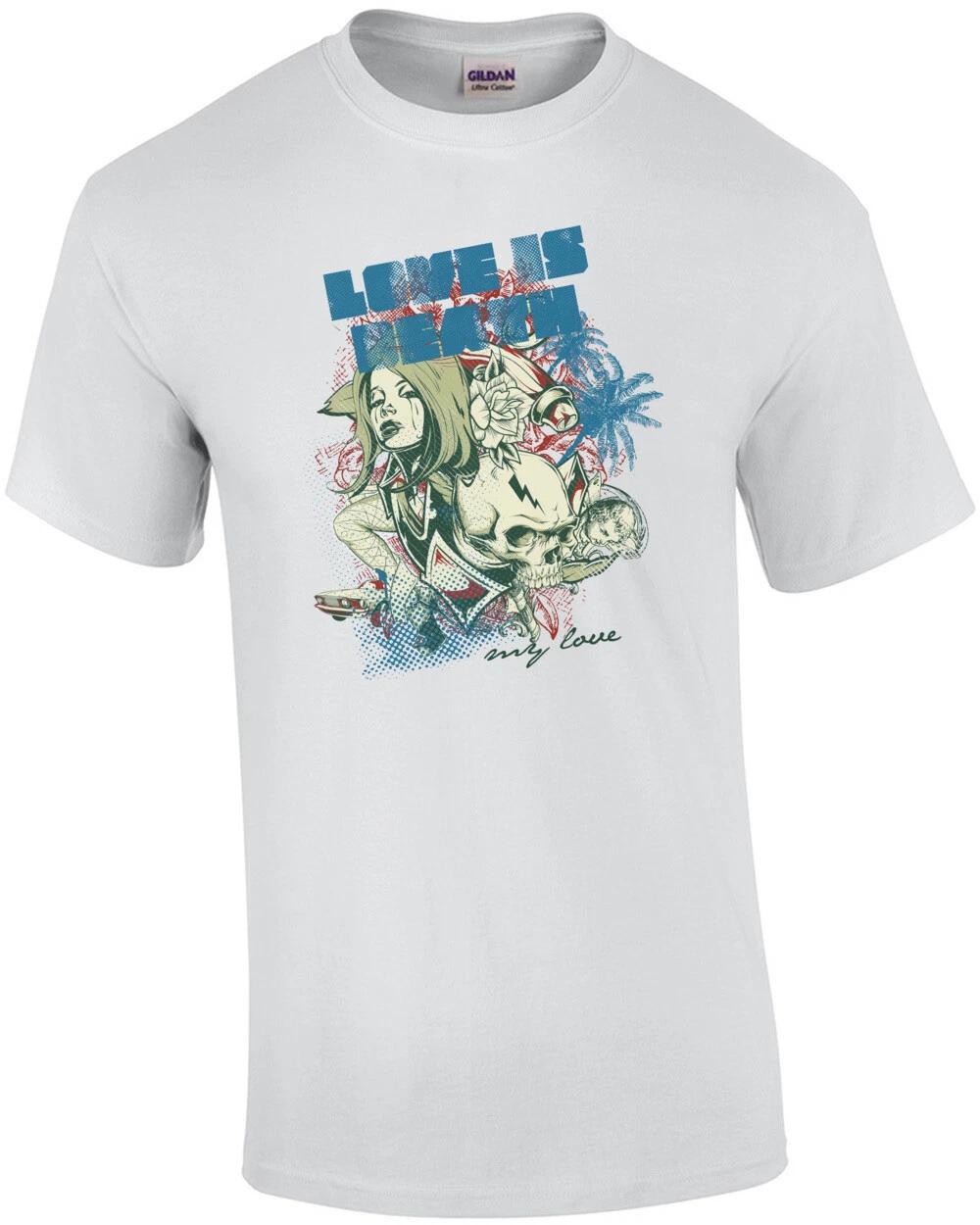 Live Is Death My Love Gothic T-Shirt M