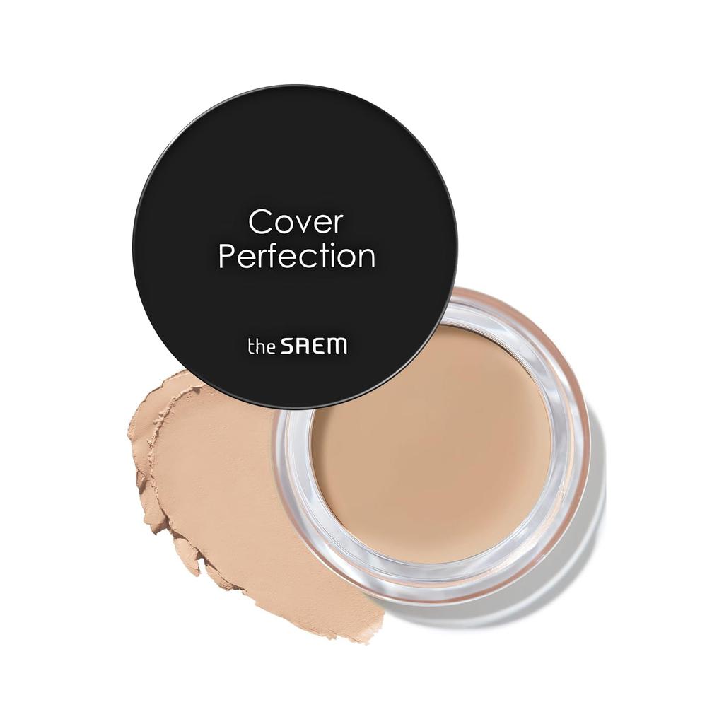 The Saem, Cover Perfection, Pot Concealer, 01 Clear Beige, 0.14 oz